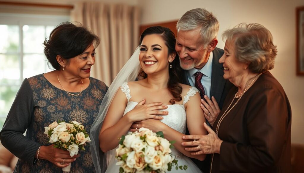 Familienwünsche Hochzeit emotionale Verbindung