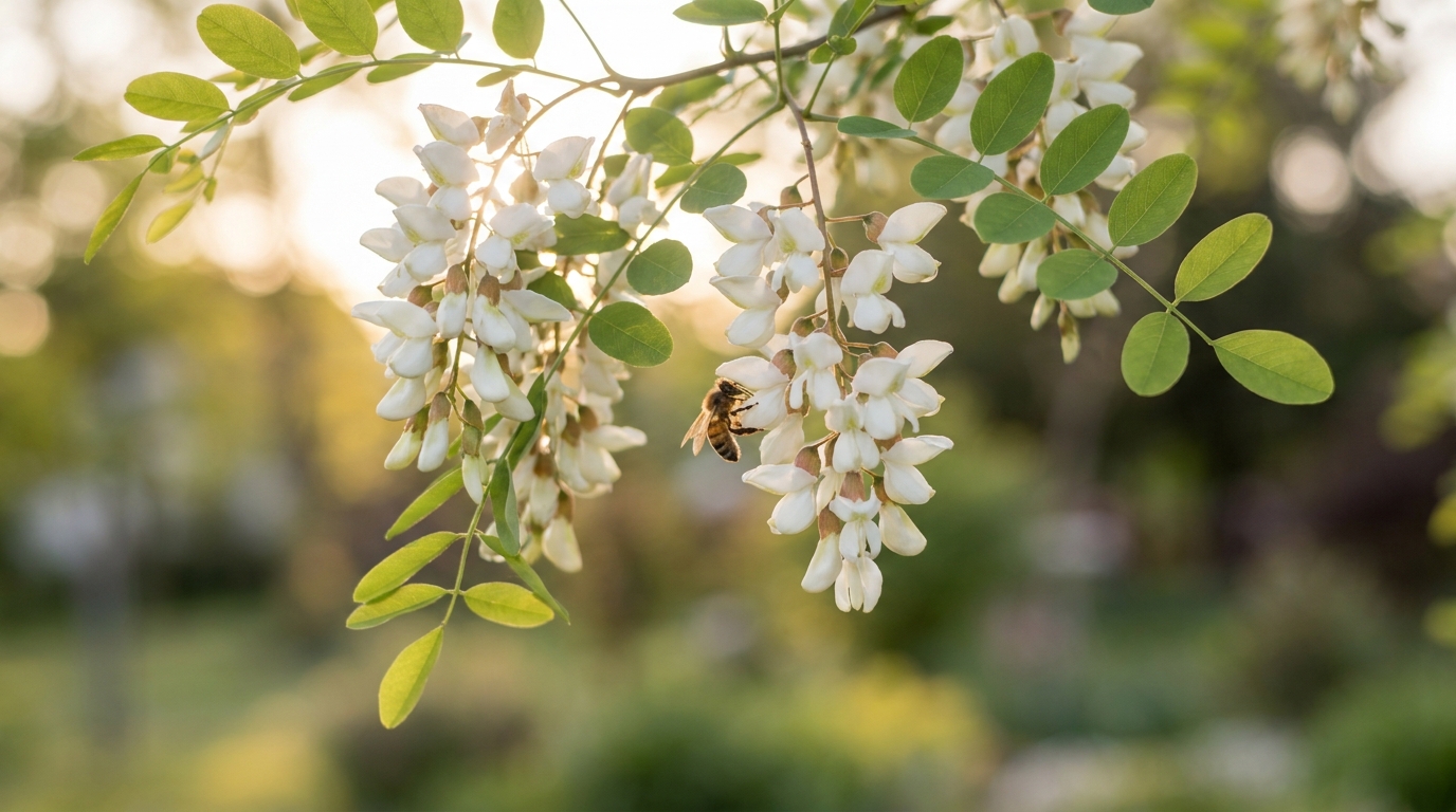 robinie blueten bienenweide